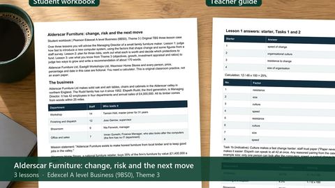 Pages from Alderscar Furniture: change, risk and the next move