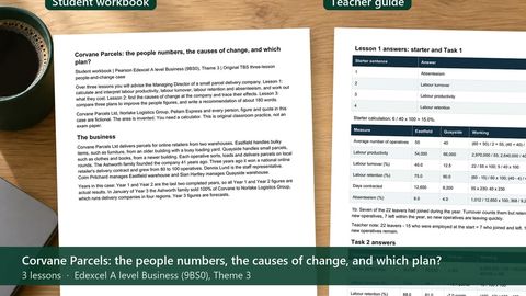 Pages from Corvane Parcels: the people numbers, the causes of change, and which plan?