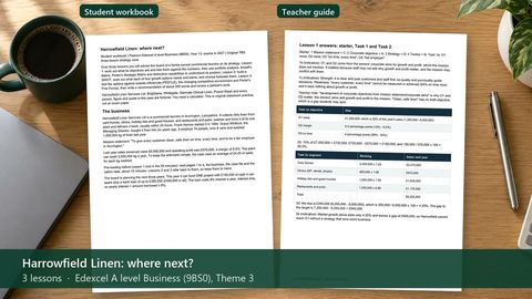 Pages from Harrowfield Linen: where next?