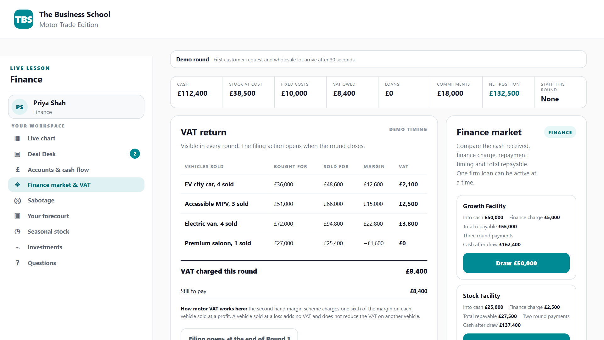VAT return on the second hand vehicle margin scheme