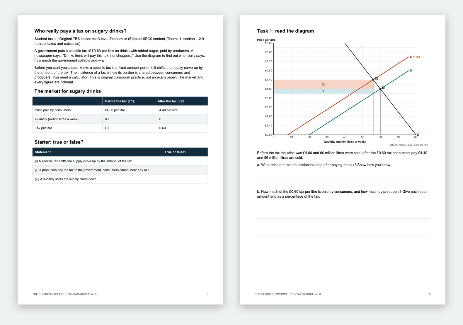 The first student pages of Who Really Pays a Tax on Sugary Drinks?